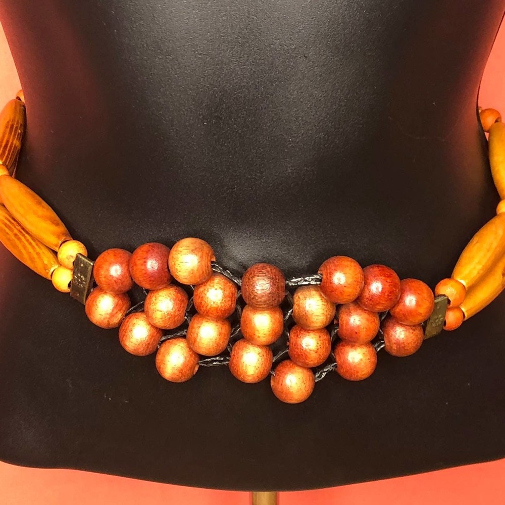 Vintage beaded belt